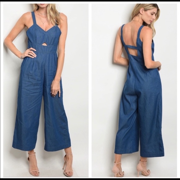 Pants - Last one ❣️Blue Denim Jean Jumpsuit